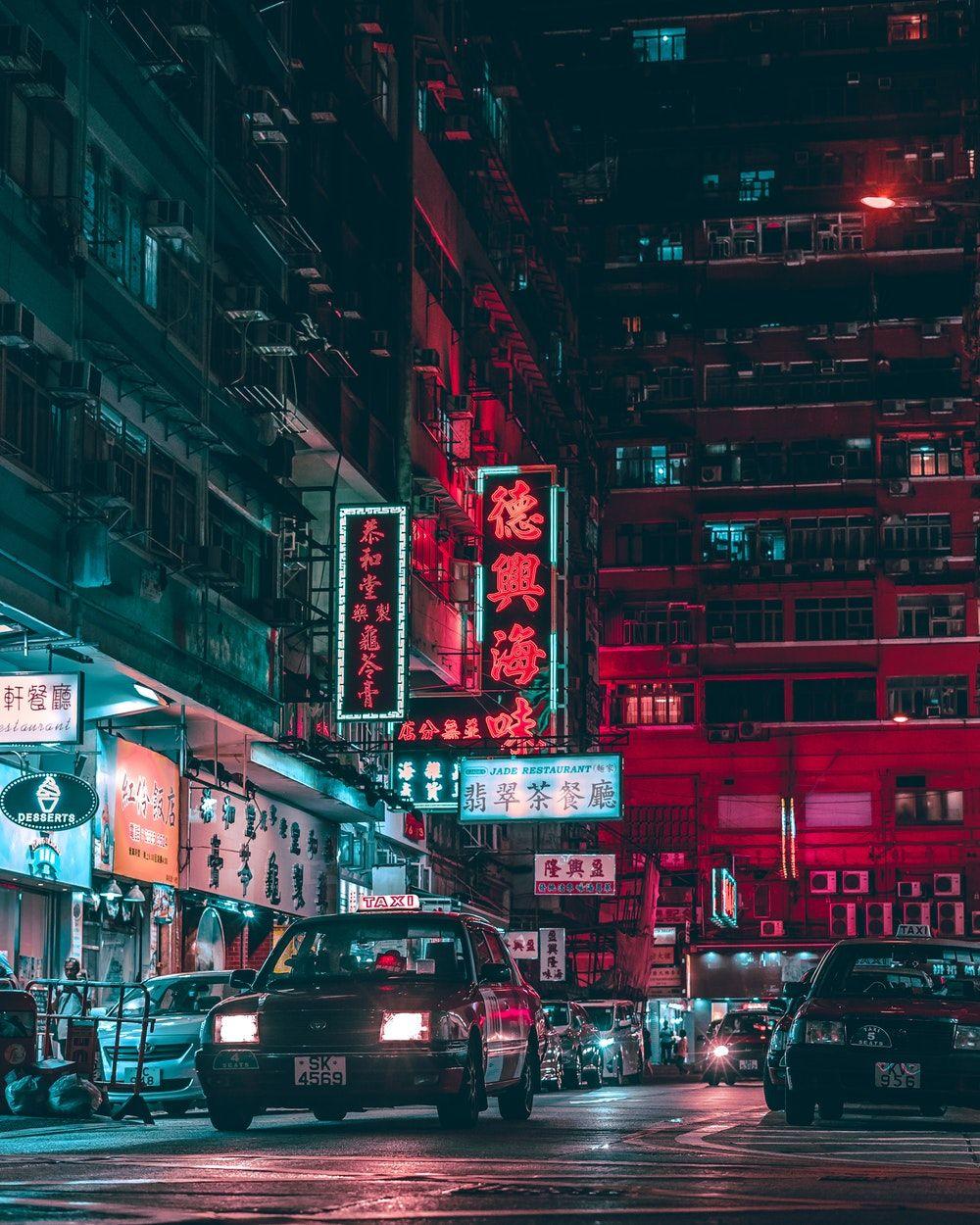 Featured image of post Aesthetic Night City Street Wallpaper