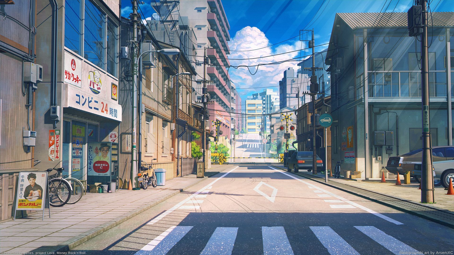 Featured image of post Anime City Street Wallpaper