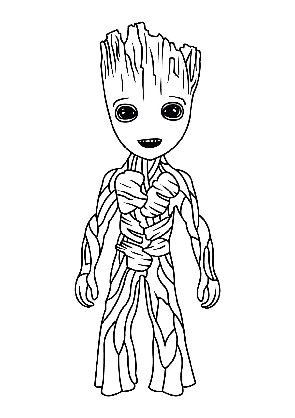 Featured image of post Baby Groot Guardians Of The Galaxy Coloring Pages