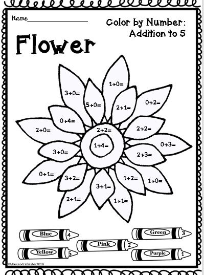 Featured image of post Color By Addition Worksheets For Kindergarten