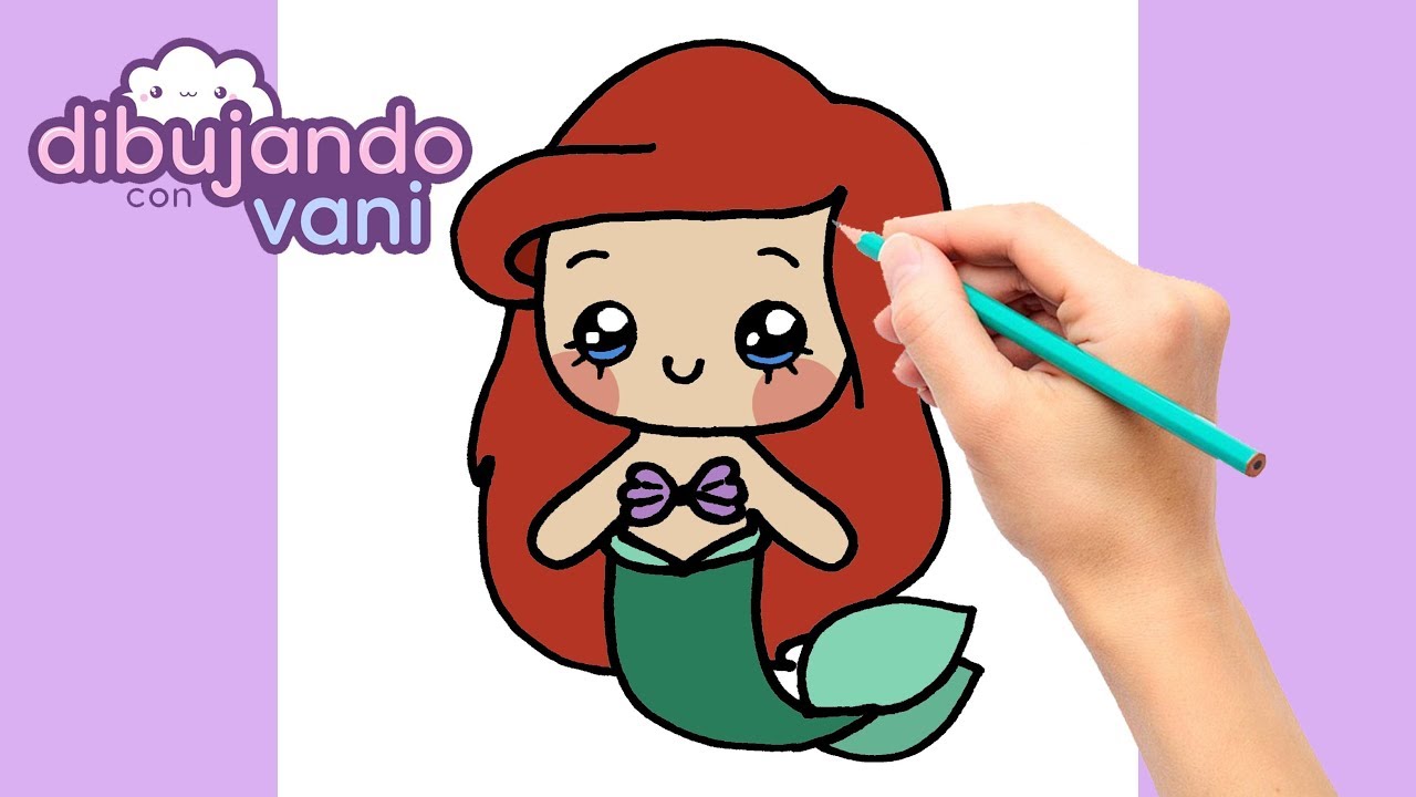 Featured image of post Como Dibujar Una Sirena Ariel