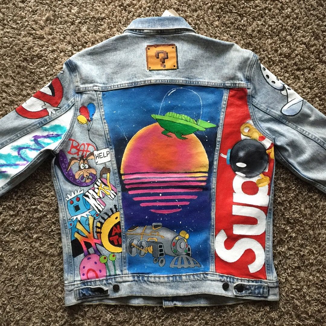 Featured image of post Custom Jean Jacket Art