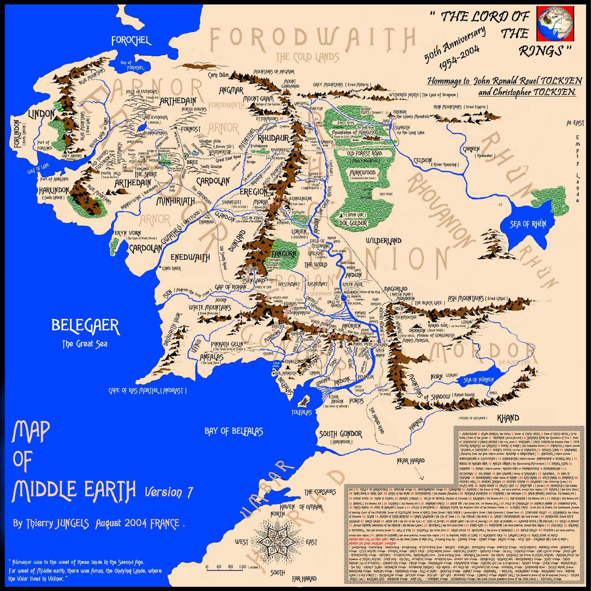 Featured image of post Detailed Map Of Middle Earth