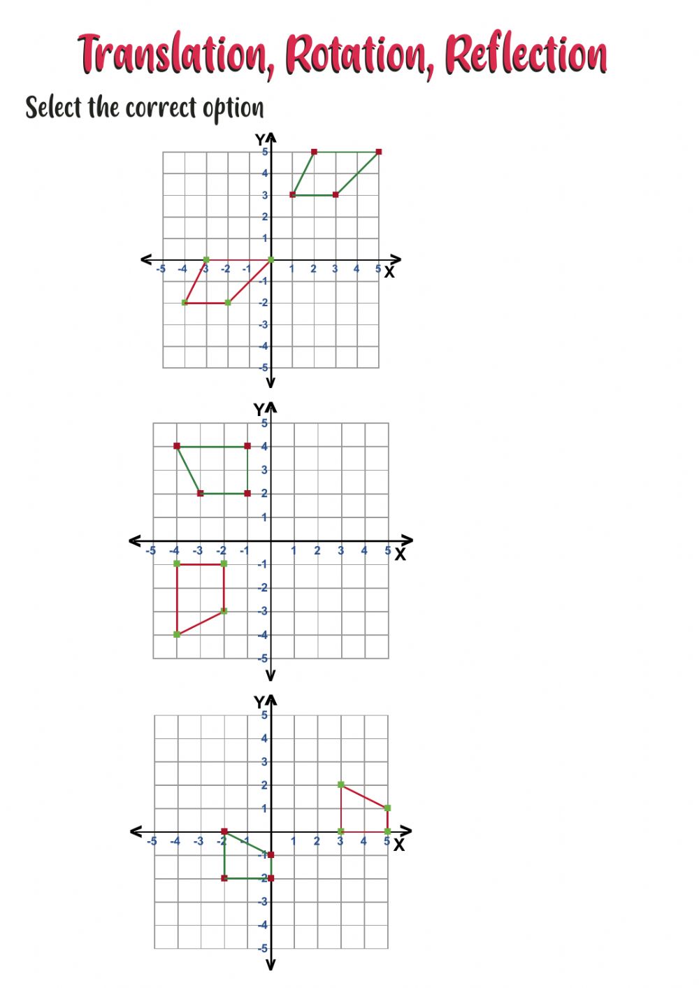 Featured image of post Geometry Transformations Worksheet