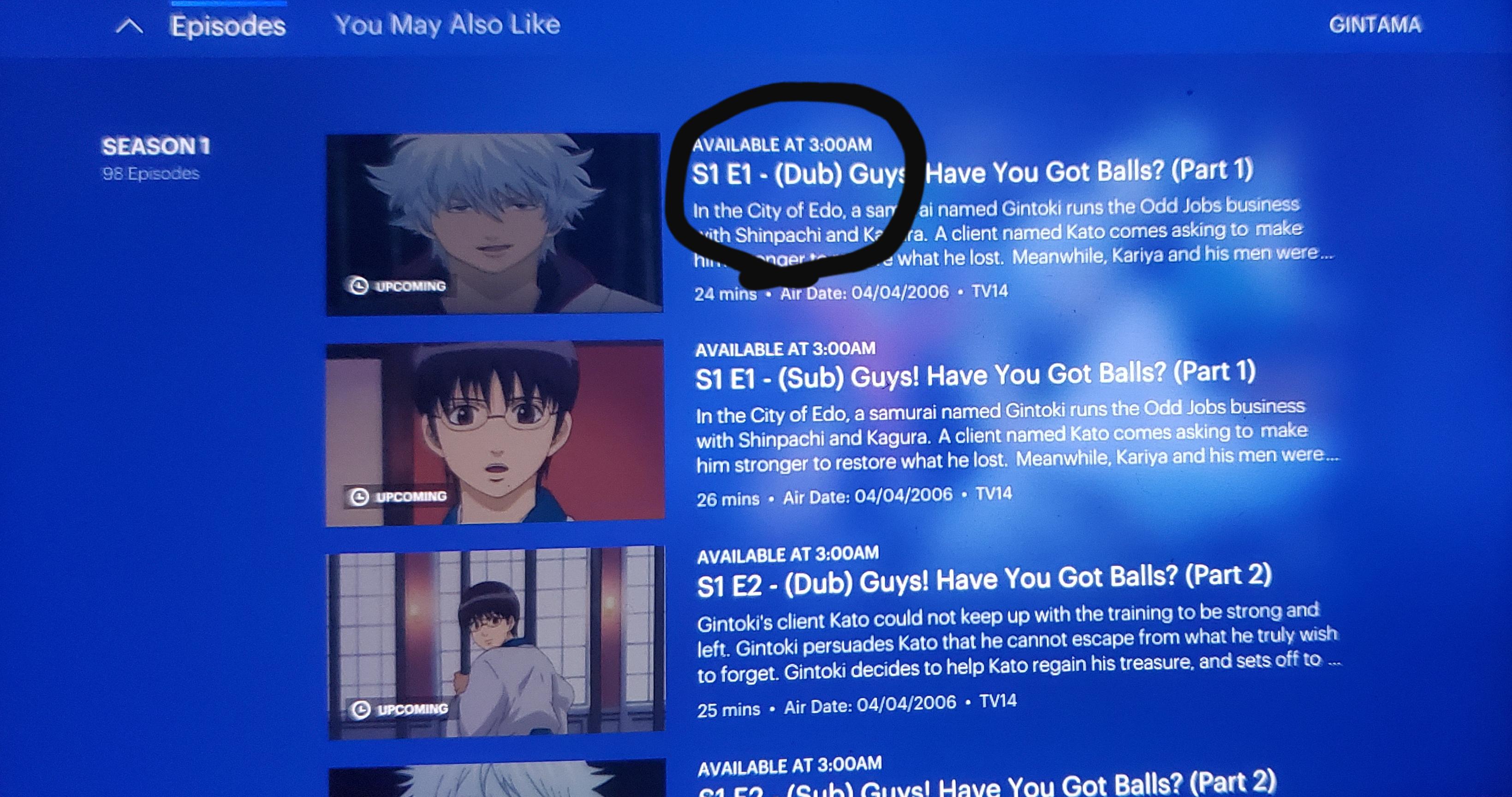 Featured image of post Gintama Dub Reddit