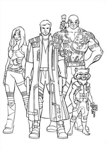 Featured image of post Guardians Of The Galaxy Coloring Pages