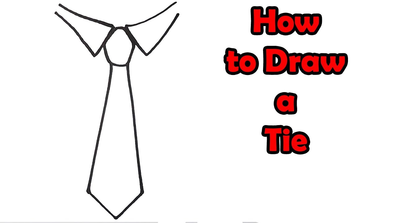 Featured image of post How To Draw A Tie Easy