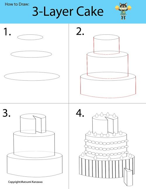 Featured image of post How To Draw A Tiered Cake