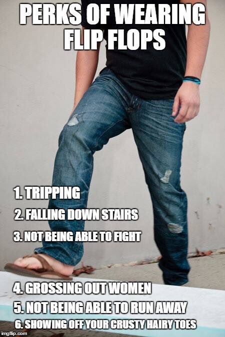 Featured image of post Jeans And Flip Flops Meme