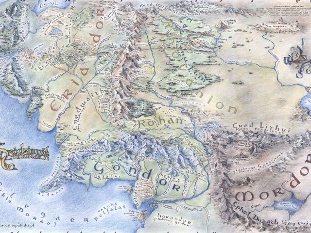 Featured image of post Large Detailed Map Of Middle Earth