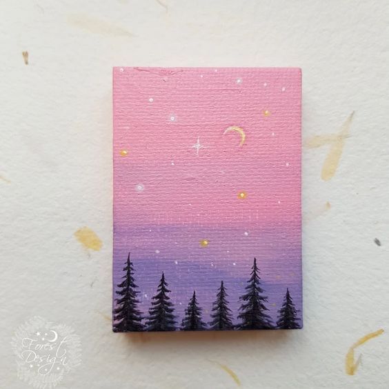 Featured image of post Mini Canvas Art Simple Painting Ideas Easy