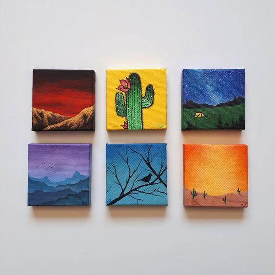 Featured image of post Mini Canvas Beginners 3 Canvas Painting Ideas Easy