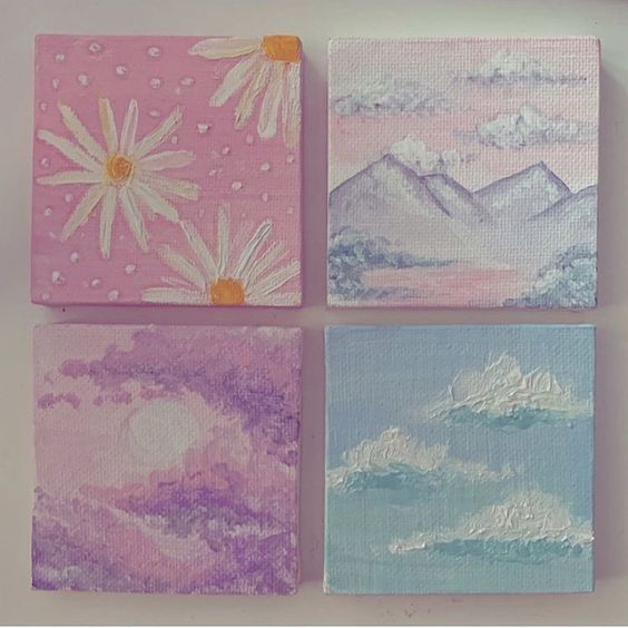 Featured image of post Mini Canvas Painting Ideas Easy