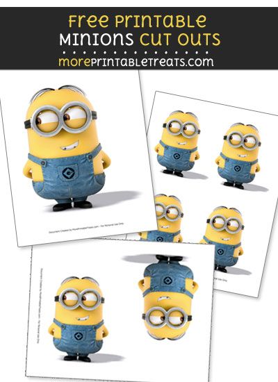 Featured image of post Minion Printable Cutouts