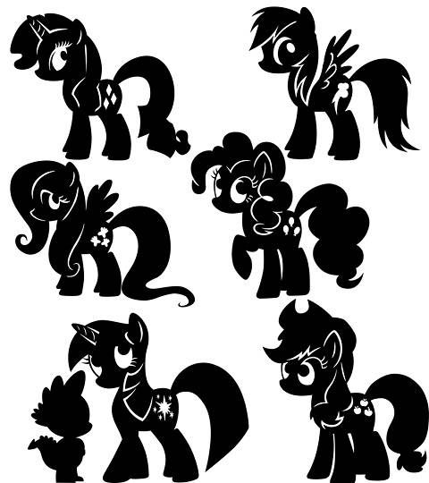 Featured image of post My Little Pony Silhouette