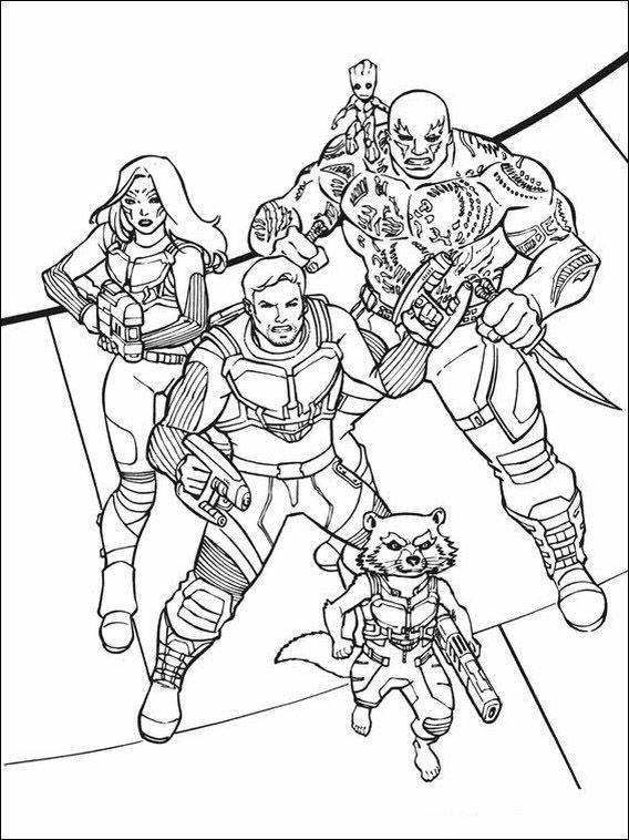 Featured image of post Printable Guardians Of The Galaxy Coloring Pages