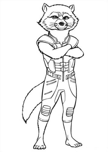 Featured image of post Rocket Guardians Of The Galaxy Coloring Pages