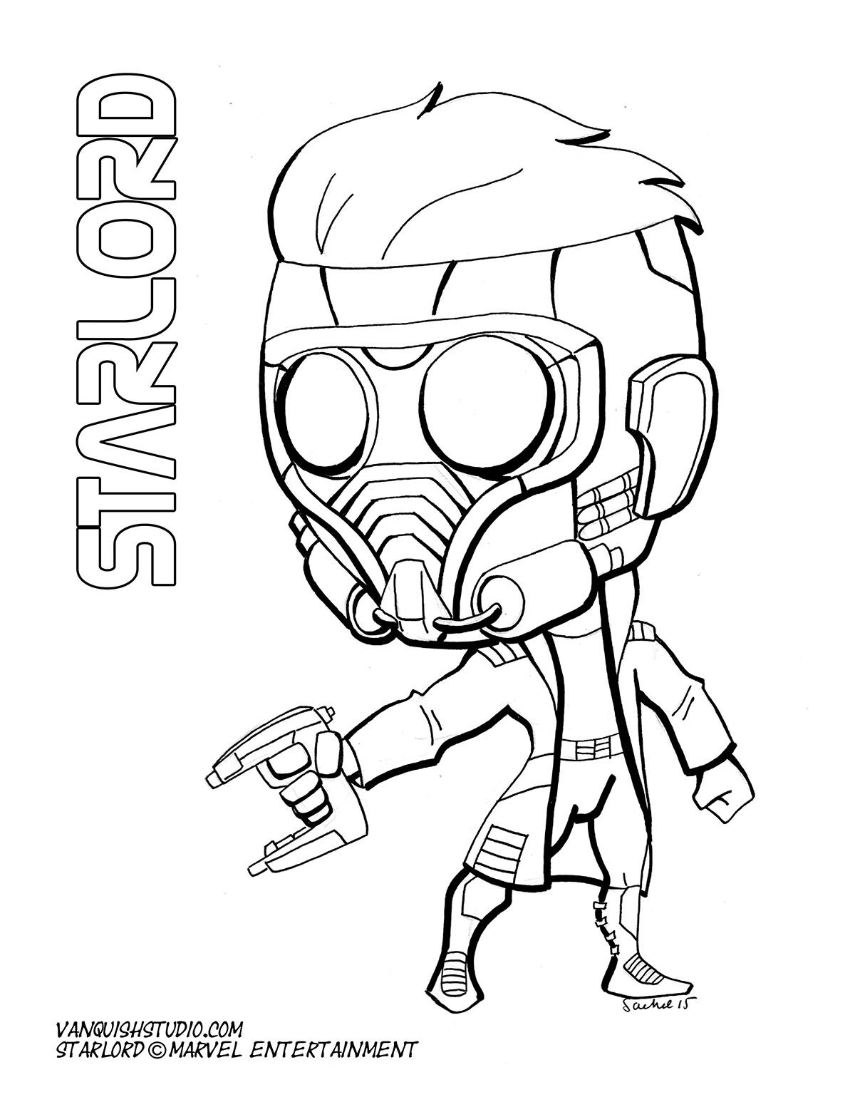 pix Star Lord Guardians Of The Galaxy Coloring Pages colorpages org