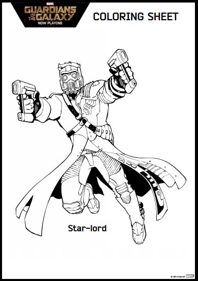 pix Star Lord Guardians Of The Galaxy Coloring Pages avengers coloring pages