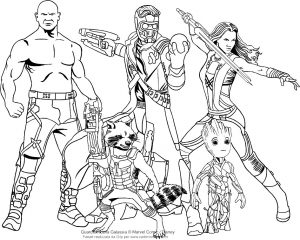 picture Star Lord Guardians Of The Galaxy Coloring Pages marvel guardians of the galaxy coloring pages coloring star lord superheroes coloring book