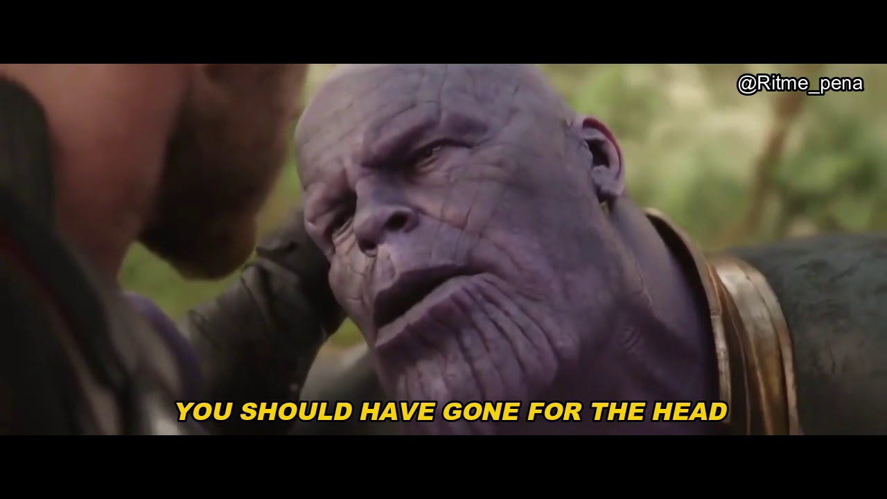 Featured image of post Thanos You Should&#039;ve Gone For The Head Meme