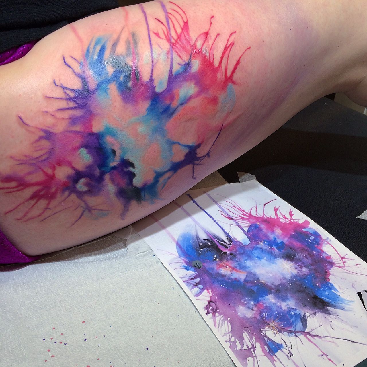 Featured image of post Watercolor Splatter Tattoo